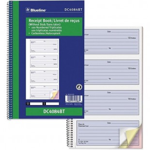 Blueline Livret de reçus (DC4084BT) 3 copies